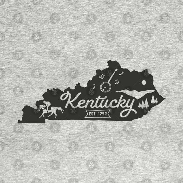 State of Kentucky Graphic Tee by MN Favorites